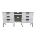 Hong Kong 6 Drawer TV Unit with legs