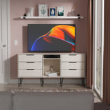 Hong Kong 6 Drawer TV Unit with legs