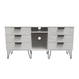 Hong Kong 6 Drawer TV Unit with legs