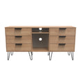 Hong Kong 6 Drawer TV Unit with legs