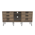 Hong Kong 6 Drawer TV Unit with legs