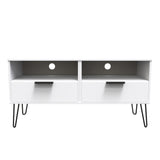 Hong Kong (Black Hairpin Legs) TV Unit with legs