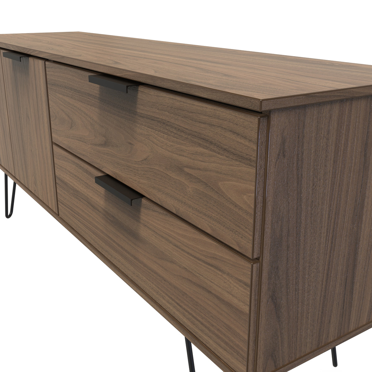 Hong Kong (Black Hairpin Legs) Sideboard Unit