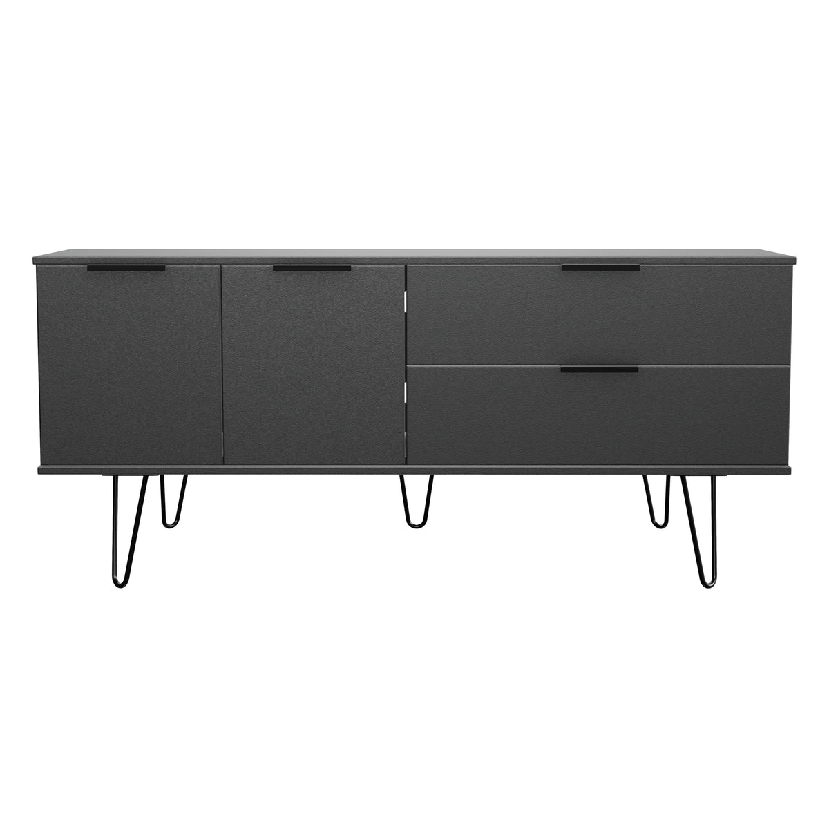 Hong Kong (Black Hairpin Legs) Sideboard Unit