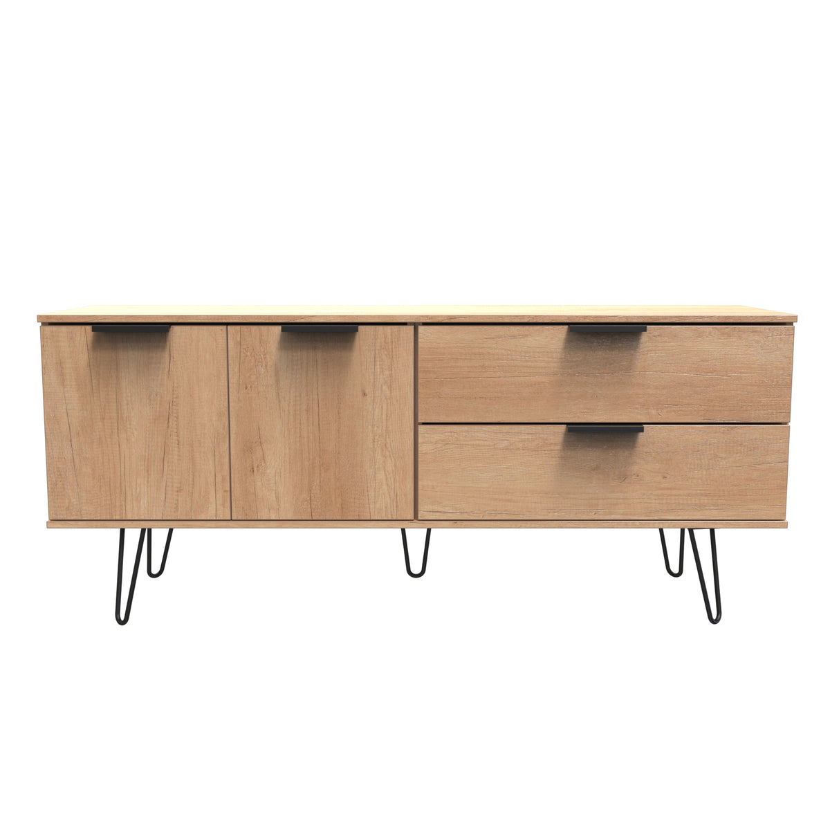 Hong Kong (Black Hairpin Legs) Sideboard Unit