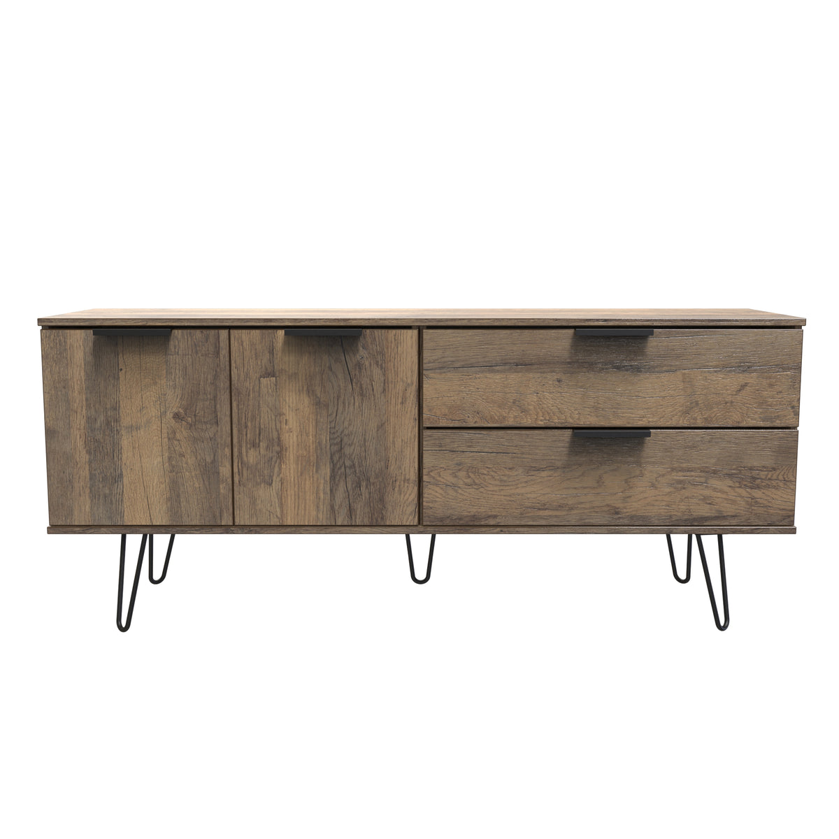 Hong Kong (Black Hairpin Legs) Sideboard Unit