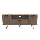 Hong Kong (Black Hairpin Legs) 2 Door 1 Drawer Wide TV Unit