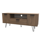 Hong Kong (Black Hairpin Legs) 2 Door 1 Drawer Wide TV Unit