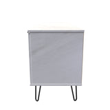 Hong Kong (Black Hairpin Legs) 2 Door 1 Drawer Wide TV Unit