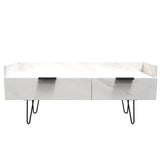 Hong Kong (Black Hairpin Legs) Media Console Unit