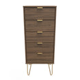 Hong Kong 5 Drawer Bedside Cabinet