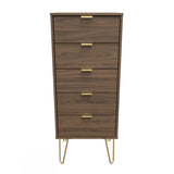 Hong Kong 5 Drawer Bedside Cabinet