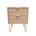 Hong Kong 2 Drawer Bedside Cabinet