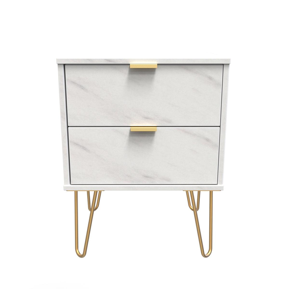 Hong Kong 2 Drawer Bedside Cabinet