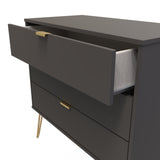 Hong Kong (Gold Hairpin Legs) 3 Drawer Chest