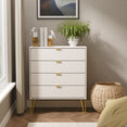 Hong Kong (Gold Hairpin Legs) 4 Drawer Chest