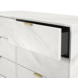 Hong Kong (Gold Hairpin Legs) 6 Drawer Midi Chest