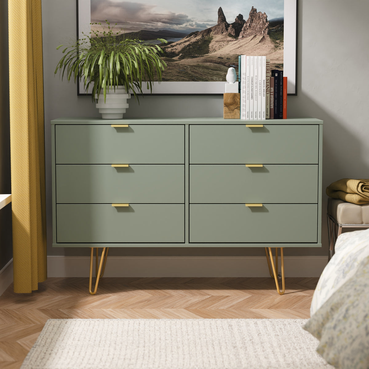 Hong Kong F 6 Drawer Chest