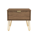 Hong Kong 1 Drawer Bedside Cabinet with Legs