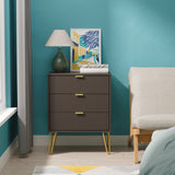 Hong Kong 3 Drawer Midi Chest with Legs