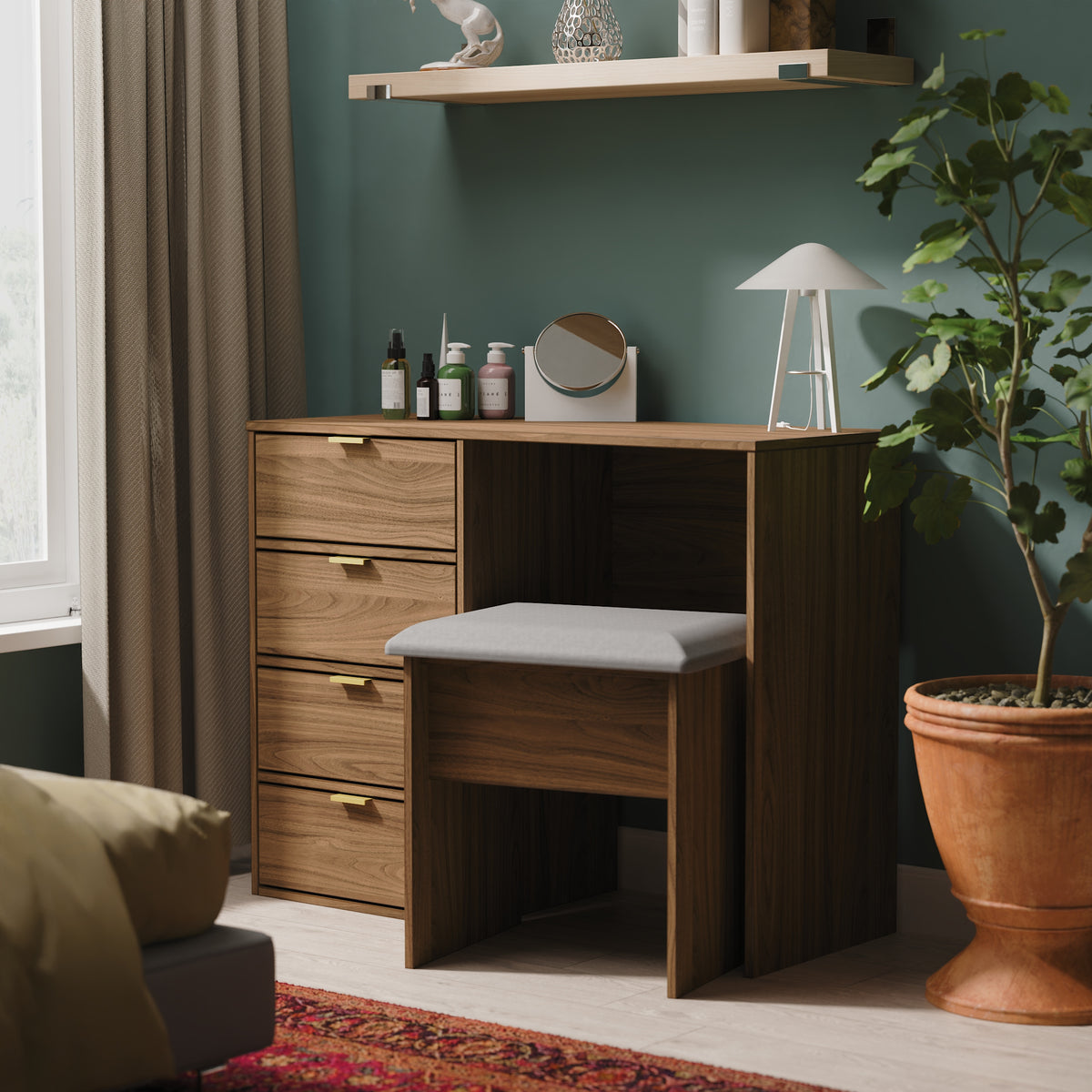Hong Kong 4 Drawer Vanity