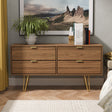 Hong Kong (Gold Hairpin Legs) 4 Drawer Bed Box