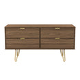 Hong Kong (Gold Hairpin Legs) 4 Drawer Bed Box