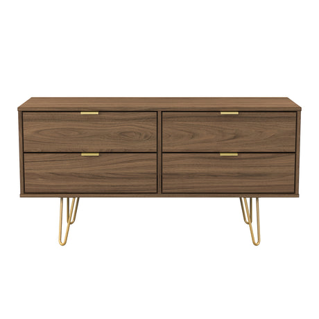 Hong Kong (Gold Hairpin Legs) 4 Drawer Bed Box