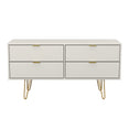 Hong Kong (Gold Hairpin Legs) 4 Drawer Bed Box