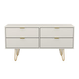 Hong Kong (Gold Hairpin Legs) 4 Drawer Bed Box