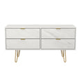 Hong Kong (Gold Hairpin Legs) 4 Drawer Bed Box