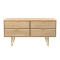 Hong Kong (Gold Hairpin Legs) 4 Drawer Bed Box