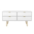 Hong Kong (Gold Hairpin Legs) 4 Drawer Bed Box