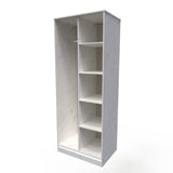 Hong Kong (Gold Hairpin Legs) Tall Open Wardrobe