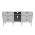 Hong Kong 6 Drawer TV Unit with legs