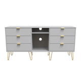 Hong Kong 6 Drawer TV Unit with legs