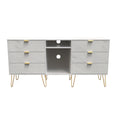 Hong Kong 6 Drawer TV Unit with legs
