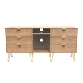 Hong Kong 6 Drawer TV Unit with legs