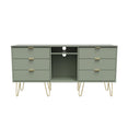 Hong Kong 6 Drawer TV Unit with legs