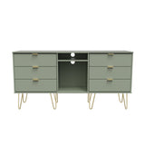 Hong Kong 6 Drawer TV Unit with legs