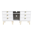Hong Kong 6 Drawer TV Unit with legs