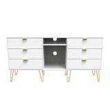 Hong Kong 6 Drawer TV Unit with legs