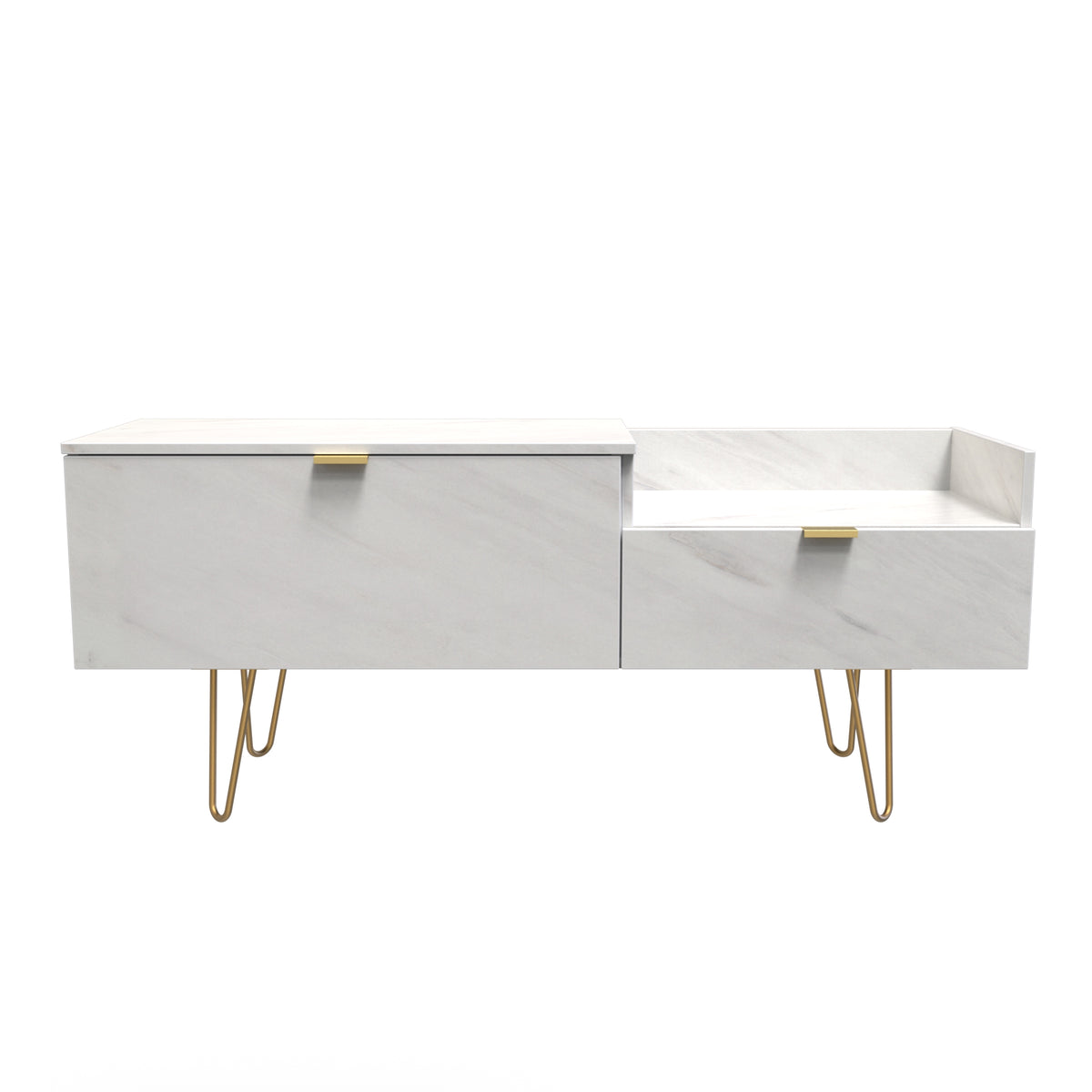 Hong Kong (Gold Hairpin Legs) TV Console Unit