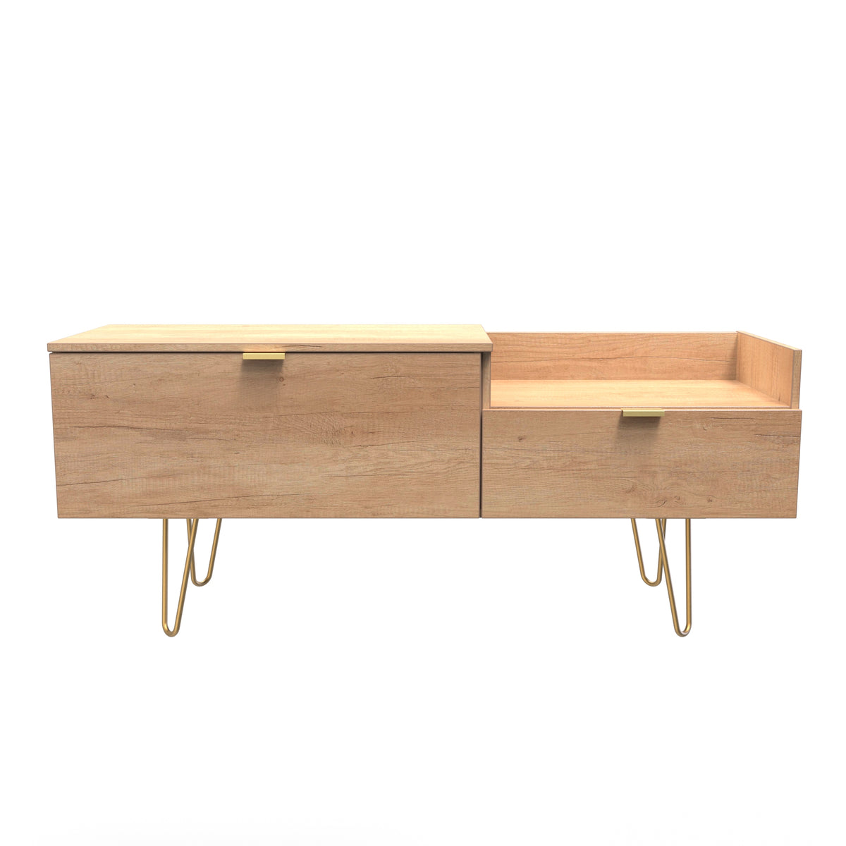 Hong Kong (Gold Hairpin Legs) TV Console Unit