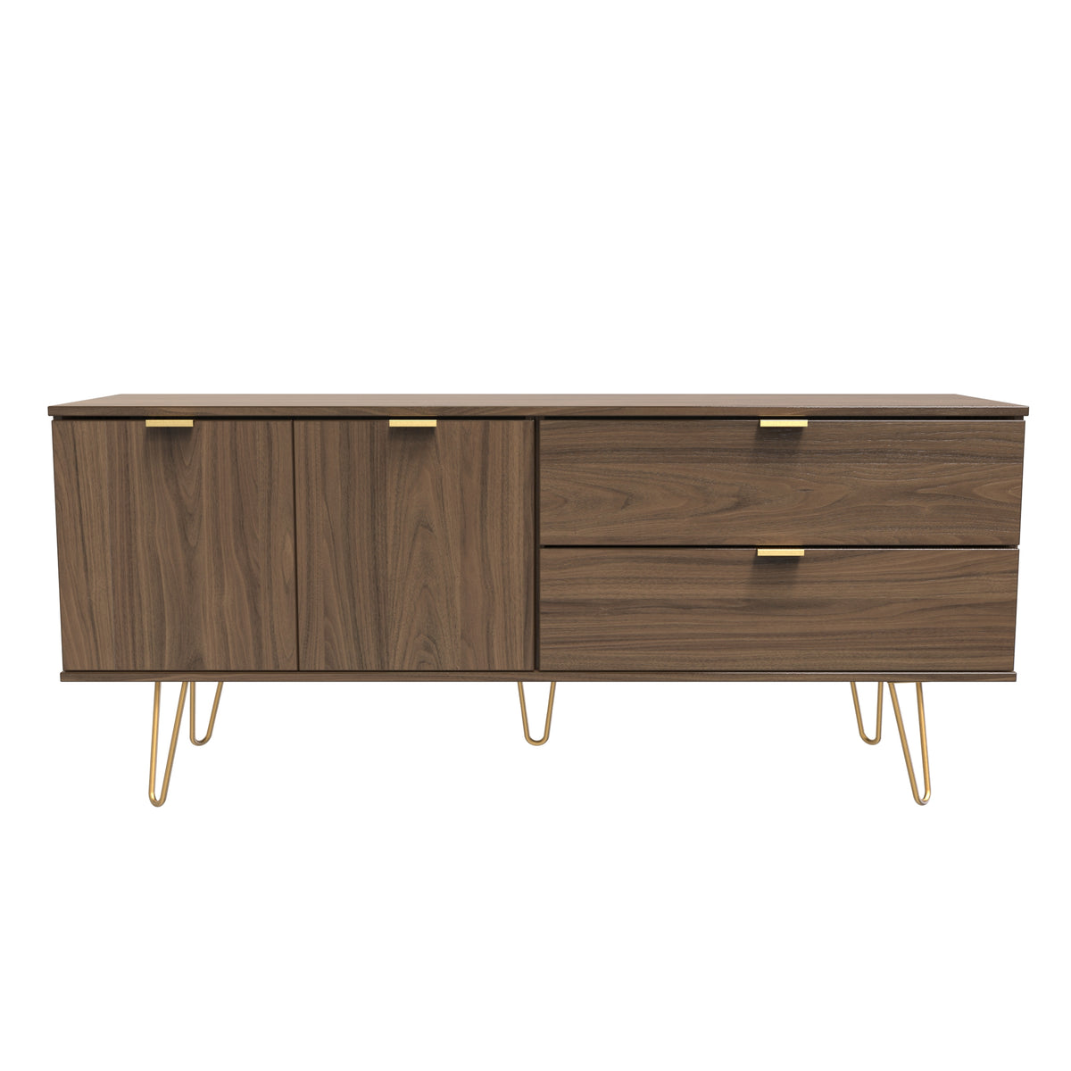 Hong Kong (Gold Hairpin Legs) Sideboard Unit
