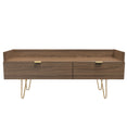 Hong Kong (Gold Hairpin Legs) Media Console Unit