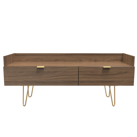 Hong Kong (Gold Hairpin Legs) Media Console Unit