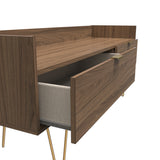 Hong Kong (Gold Hairpin Legs) Media Console Unit