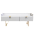 Hong Kong (Gold Hairpin Legs) Media Console Unit