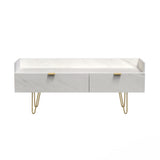 Hong Kong (Gold Hairpin Legs) Media Console Unit
